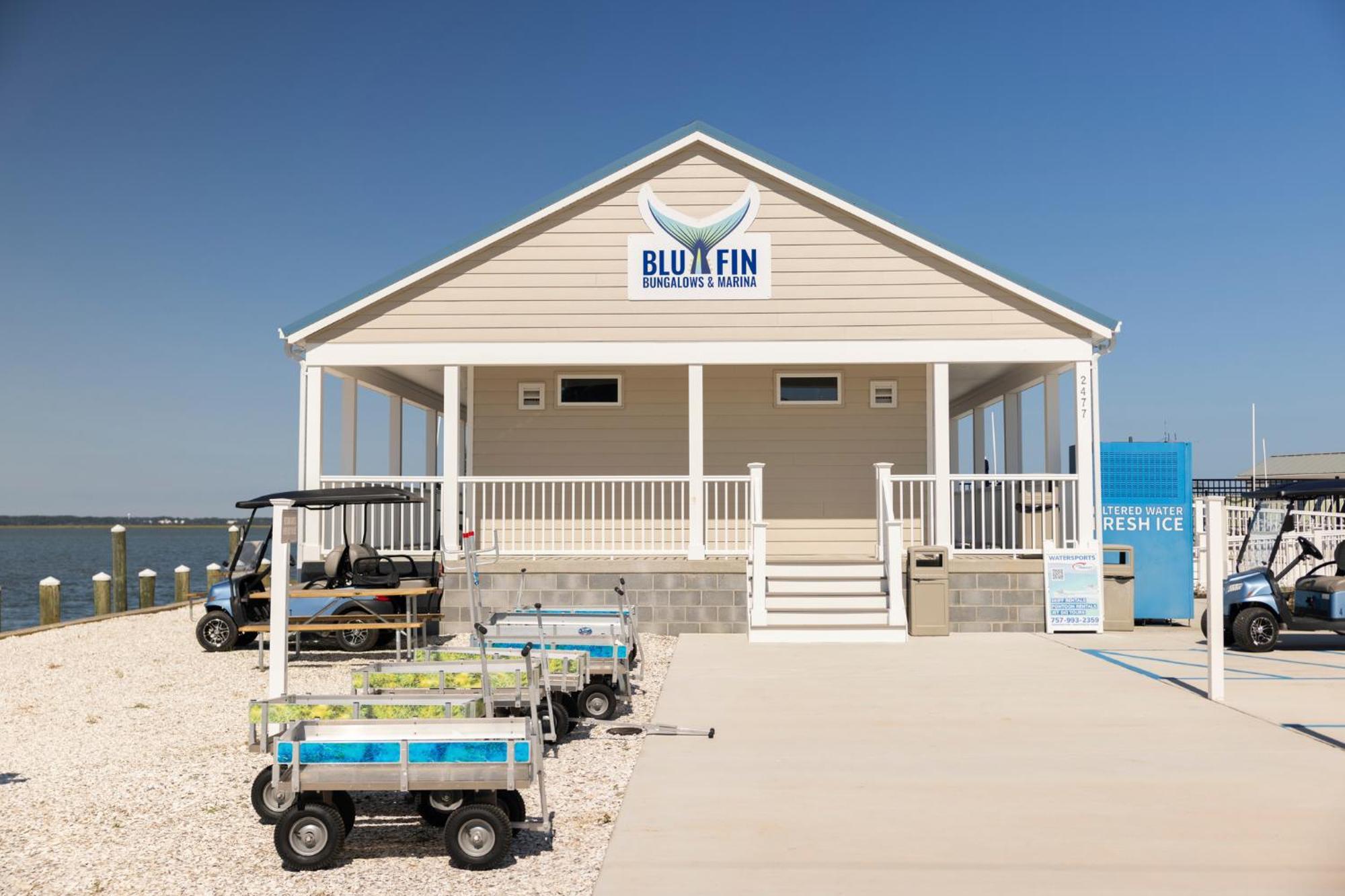 Blufin Bungalows & Marina Chincoteague Dış mekan fotoğraf