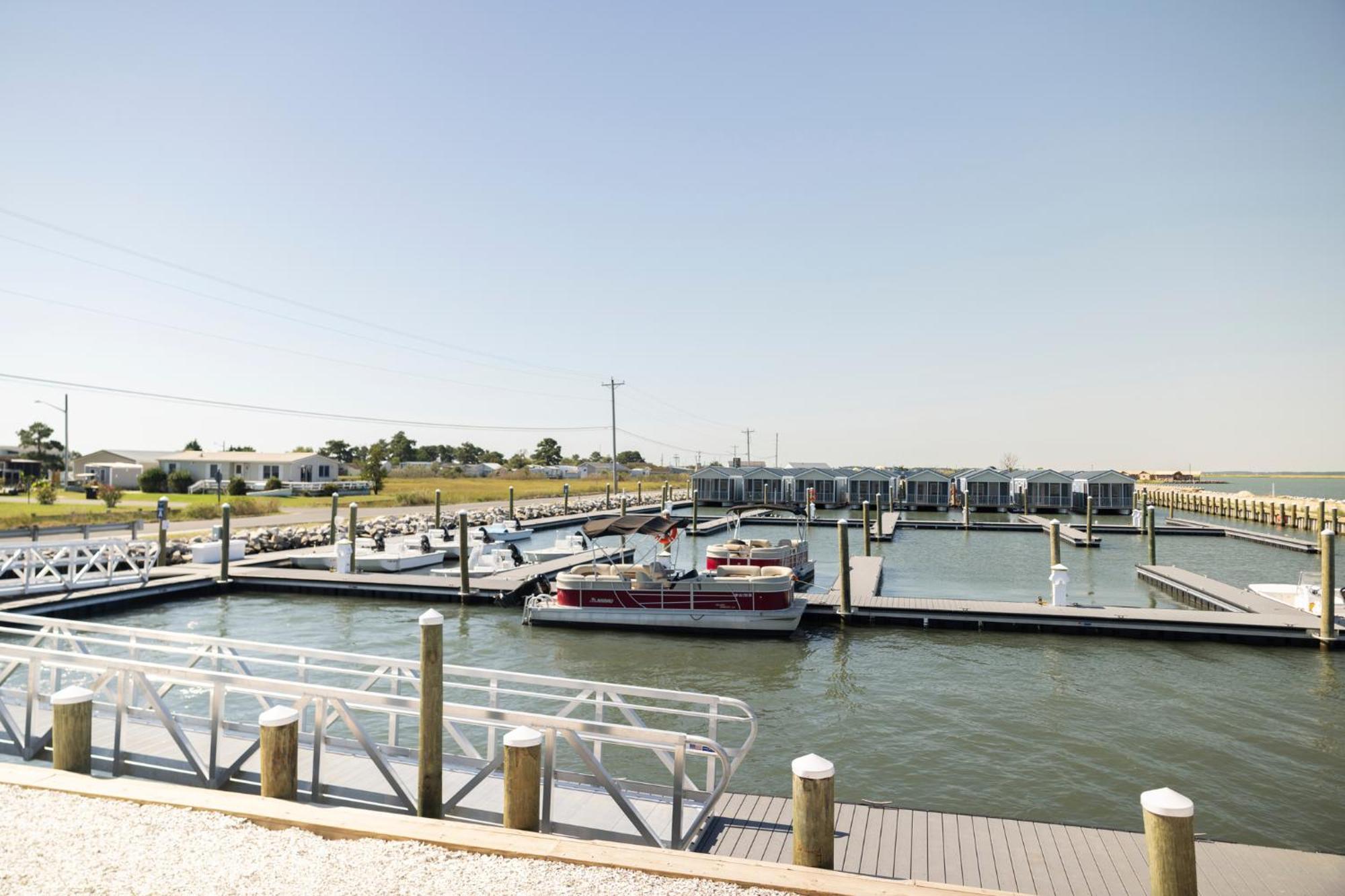 Blufin Bungalows & Marina Chincoteague Dış mekan fotoğraf