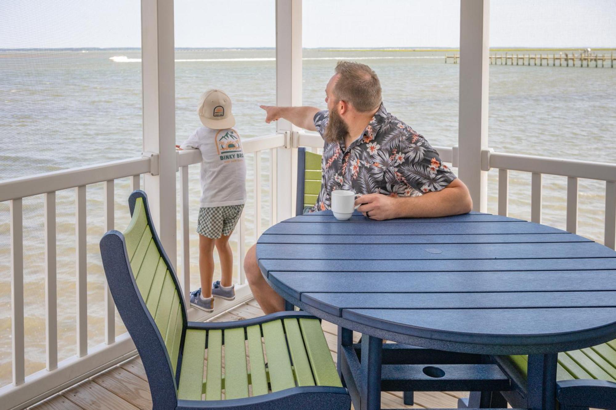 Blufin Bungalows & Marina Chincoteague Oda fotoğraf
