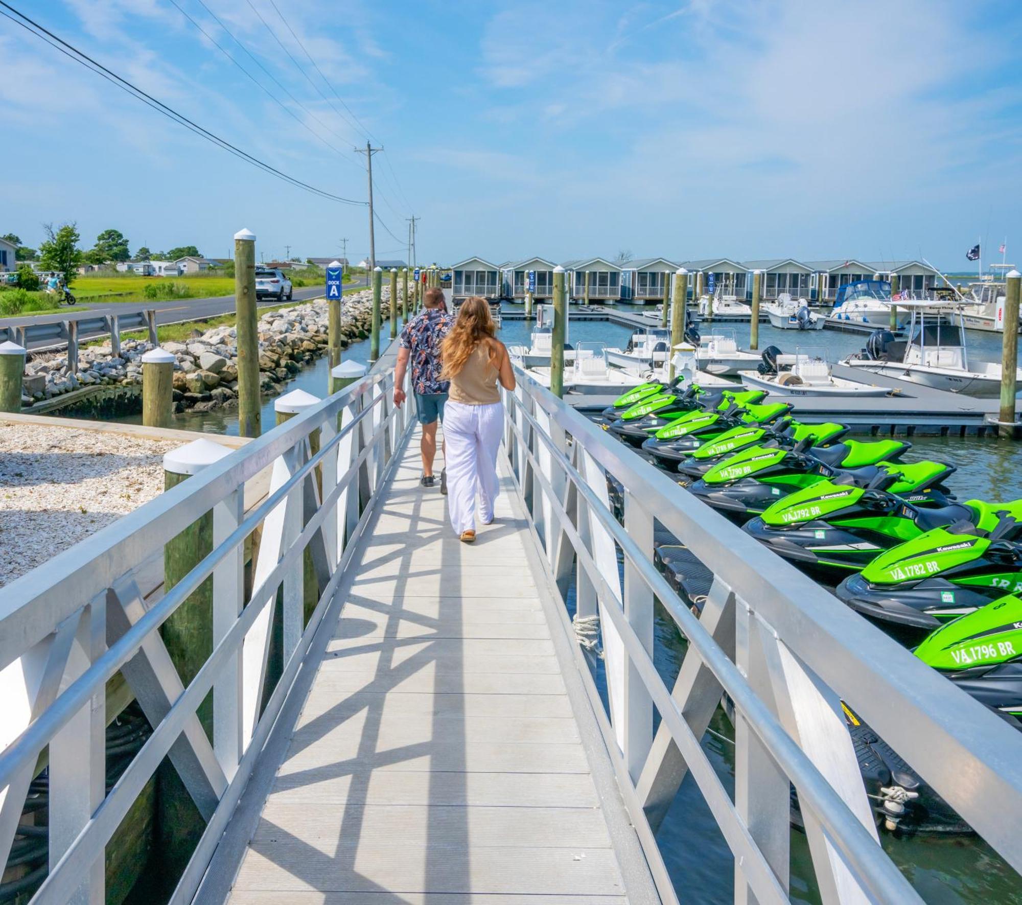 Blufin Bungalows & Marina Chincoteague Dış mekan fotoğraf